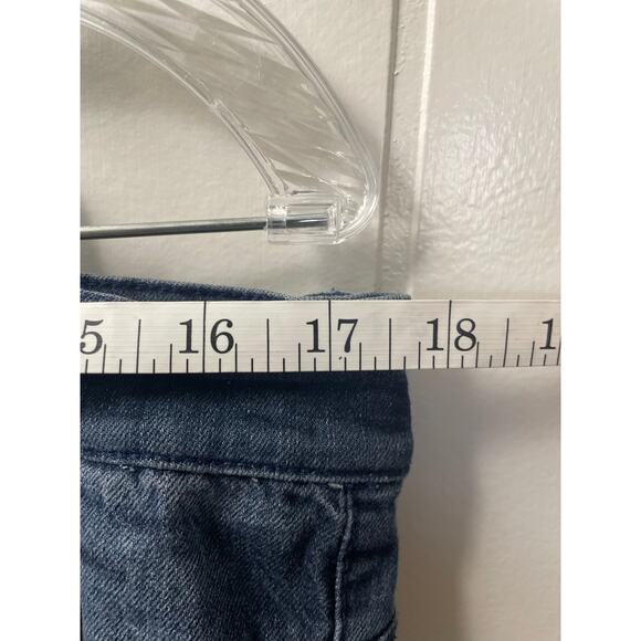 Juicy Couture Y2k  Woman Distressed Denim Rhinestones SZ 14 - Picture 3 of 8